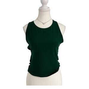 Women’s Size Medium Forest Green Athletic Workout Top